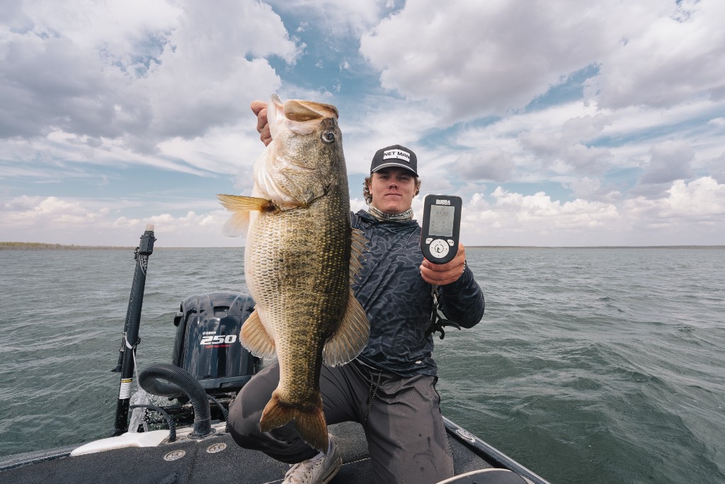 Tristan Marsh with 13.65lb trophy bass