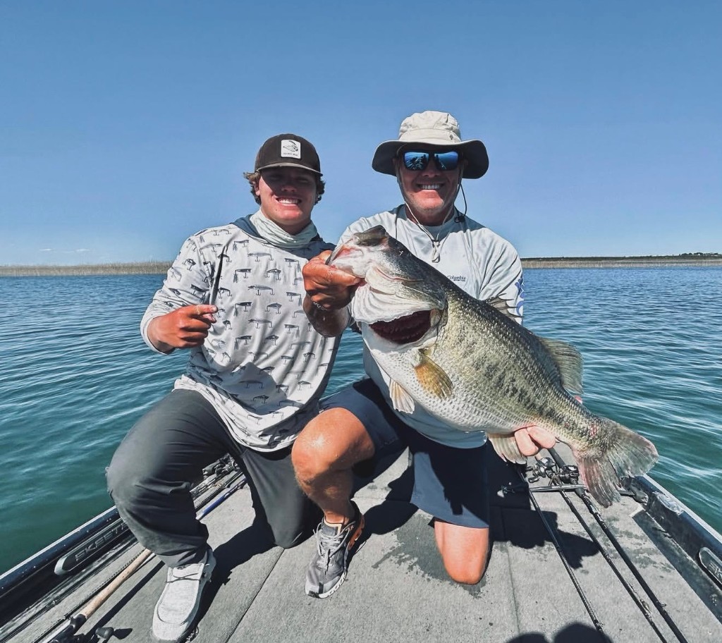 Guy Marsh with 13.1 lb trophy bass