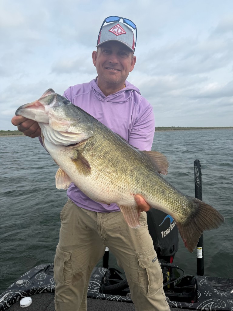Matt Jared with 12.16 lb trophy bass