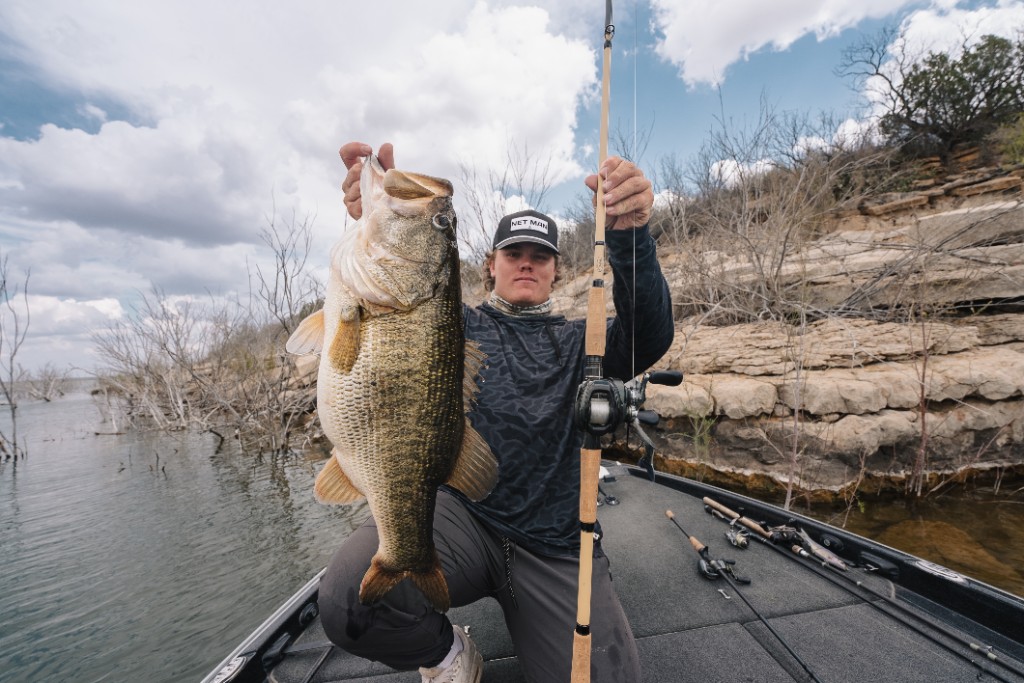 Tristan Marsh with 11.3 lb trophy bass